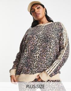 Adidas leopard print jumper store