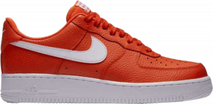 Nike air shop force team orange