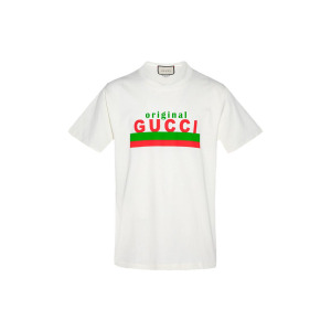 Gucci Мужская футболка, слоновая кость белая