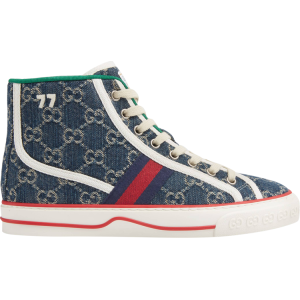 Кроссовки Gucci Wmns Tennis 1977 High Denim, синий