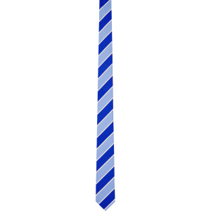 Синий галстук в полоску Thom Browne