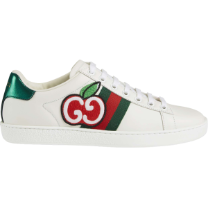 Кроссовки Gucci Wmns Ace Low GG Apple Patch - White, белый