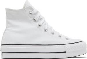 Converse high outlet white platform