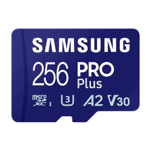 Карта памяти Samsung PRO Plus, microSDXC, 256 ГБ