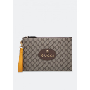 Сумка GUCCI Neo-Vintage GG Supreme pouch, бежевый