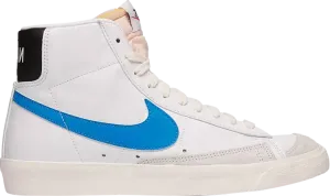 Nike blazers blue and white on sale