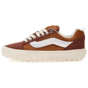 Кроссовки Vans Knu Skool Skateboarding Shoes Men Low-top Brown - Red, коричневый