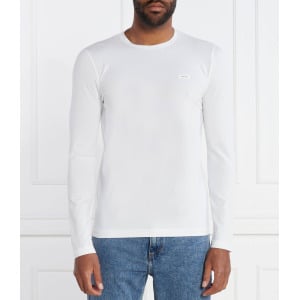 Лонгслив Calvin Klein Slim Fit stretch, белый