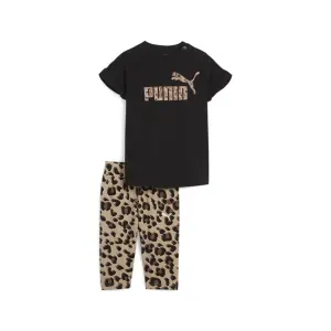 Спортивный костюм PUMA "MINICATS ANIMAL LEGGING SET" (2 шт.), черный