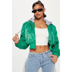 Куртка Fashion Nova 79095, зеленый