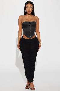 Юбка Fashion Nova NAP6403, черный