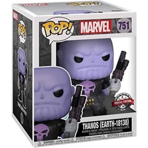 Фигурка Funko Pop! Super Marvel Heroes: Thanos Earth-18138 Vinyl Figure Multicolor, 15 см