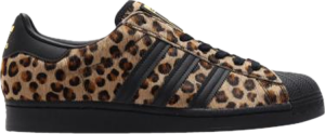 Кроссовки Adidas atmos x Superstar 'Cheetah', коричневый