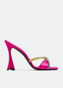 Мюли D'ACCORI Lust mules, розовый