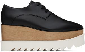 Черные дерби на платформе Elyse Stella McCartney