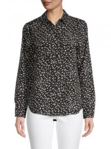Рубашка на пуговицах Saks Fifth Avenue Spotted animal