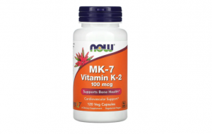 MK-7 витамин K2 NOW Foods 100 мкг, 120 вегетарианских капсул