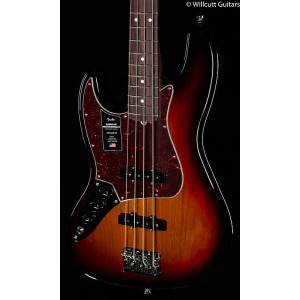 Бас-гитара Fender American Professional II Jazz Bass с 3-цветной накладкой из палисандра Sunburst для левой руки - US20085690-9.17 lbs