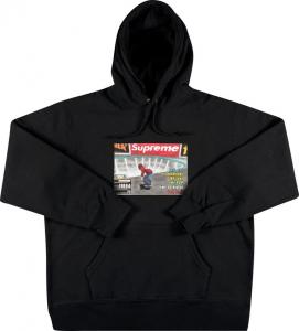 Supreme x Thrasher Hooded Sweatshirt Black CDEK.Shopping