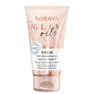 Soraya Glam Oils крем для снятия макияжа и умывания лица, 125 ml