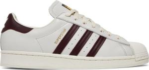 Maroon superstar sale adidas