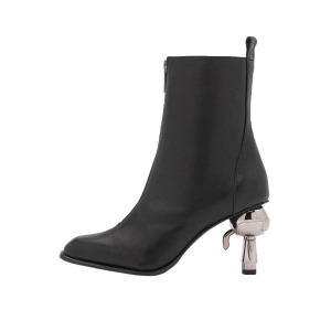 Ботильоны Karl Lagerfeld Ikon Heel Zip, черный