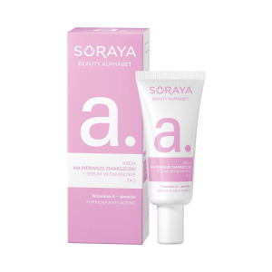 Soraya Beauty Alphabet Витамин А крем от первых морщин + витаминная сыворотка 2в1 30мл