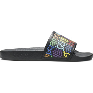 Сандалии Gucci Slide Psychedelic - Black, черный