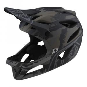 Полнолицевой шлем Stage Mip — матовый камуфляж TLD - TROY LEE DESIGNS, черный