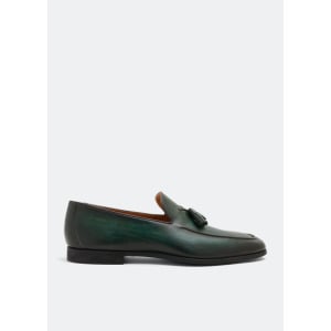 Лоферы MAGNANNI Leather loafers, зеленый