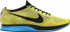 Nike flyknit shop racer yellow blue