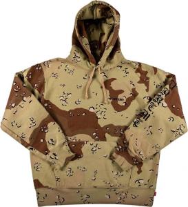 Brown camo supreme hoodie online