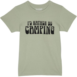 Футболка Tiny Whales Rather Be Camping Tee, цвет Yucca