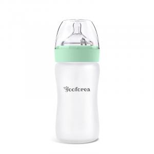 Бутылочка для кормления 266 мл Yooforea Anti-Colic, зеленый