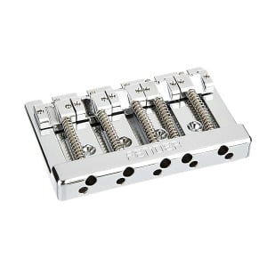 Fender HiMass 5-String Bass Wide Bridge в сборе с цинковыми седлами Chrome 0994409000