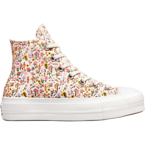 Кроссовки Converse Wmns Chuck Taylor All Star Lift Platform High Florals, кремовый