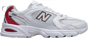 New balance white red outlet