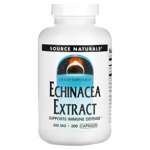 Экстракт эхинацеи Source Naturals 500 мг, 200 капсул