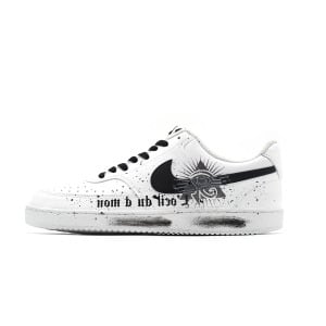 Кроссовки Nike Court Vision 1 Skateboarding Shoes Men Low-top White/black, черный/белый