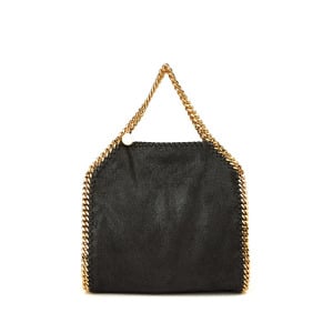 Женская сумка falabella black gold Stella McCartney