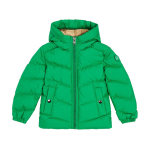 Настоящий стеганый пуховик Woolrich Kids, зеленый