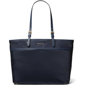 Сумка-тоут MICHAEL Michael Kors Winston Large Top Zip Multi Function Tote, темно-синий