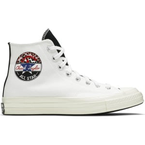 Кроссовки Converse Chuck 70 Hi Logo Play - White Rush Blue, белый