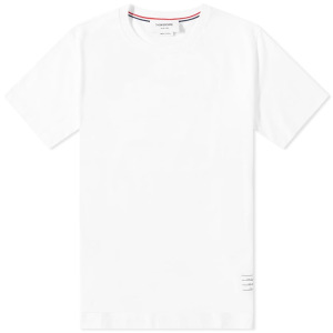 Классическая футболка свободного кроя с боковыми разрезами Thom Browne