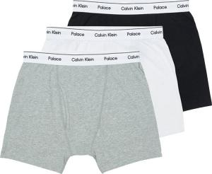 Palace x Calvin Klein Boxer Briefs 3Pk Classic White Light Grey Heather Black CDEK.Shopping