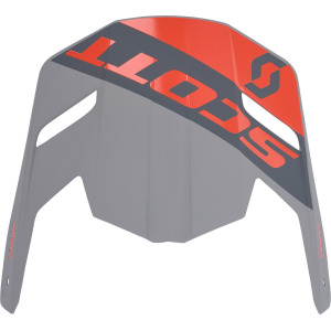 Козырек для шлема Scott 350 Evo Plus Dash ECE с логотипом, серый/оранжевый