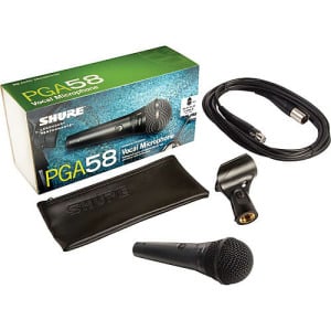 Кардиоидный динамический вокальный микрофон Shure PGA58-XLR