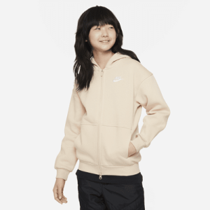 Худи Nike Sportswear Club Fleece, цвет Sanddrift/White