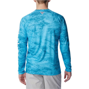 Рубашка Columbia Super Terminal Tackle Long Sleeve Shirt, цвет Riptide PFG Camo