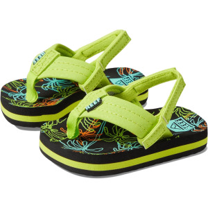 Шлепанцы Reef Kids Little Ahi Flip Flop Reef, цвет Neon Palm